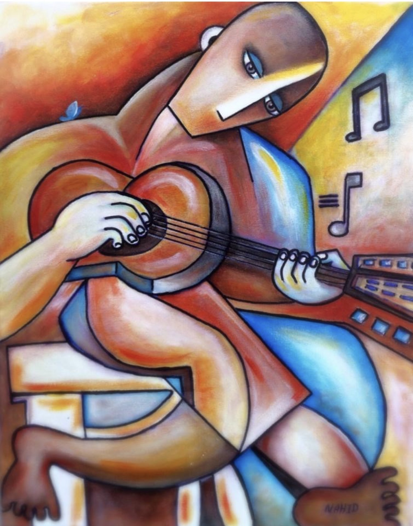 Werk van Nahid Sayyah